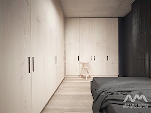 mieszkanie 60 m2 - Duża sypialnia, styl minimalistyczny - zdjęcie od Ania Masłowska