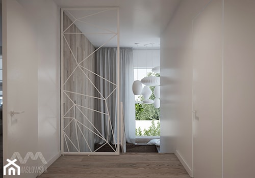Projekt domu w Józefowie - Schody, styl minimalistyczny - zdjęcie od Ania Masłowska