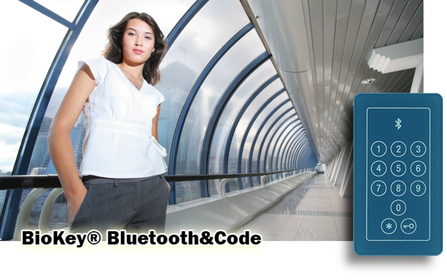 twieranie drzwi telefonem komórkowym lub klawiaturą - Bluetooth & Code - zdjęcie od Idencom - Homebook