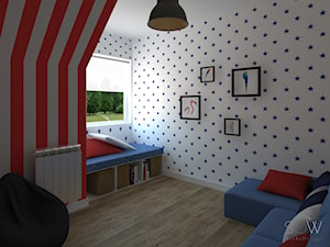 Projekt domu pod Warszawą - Pokój dziecka, styl nowoczesny - zdjęcie od Architektura wnętrz Sylwia Woch
