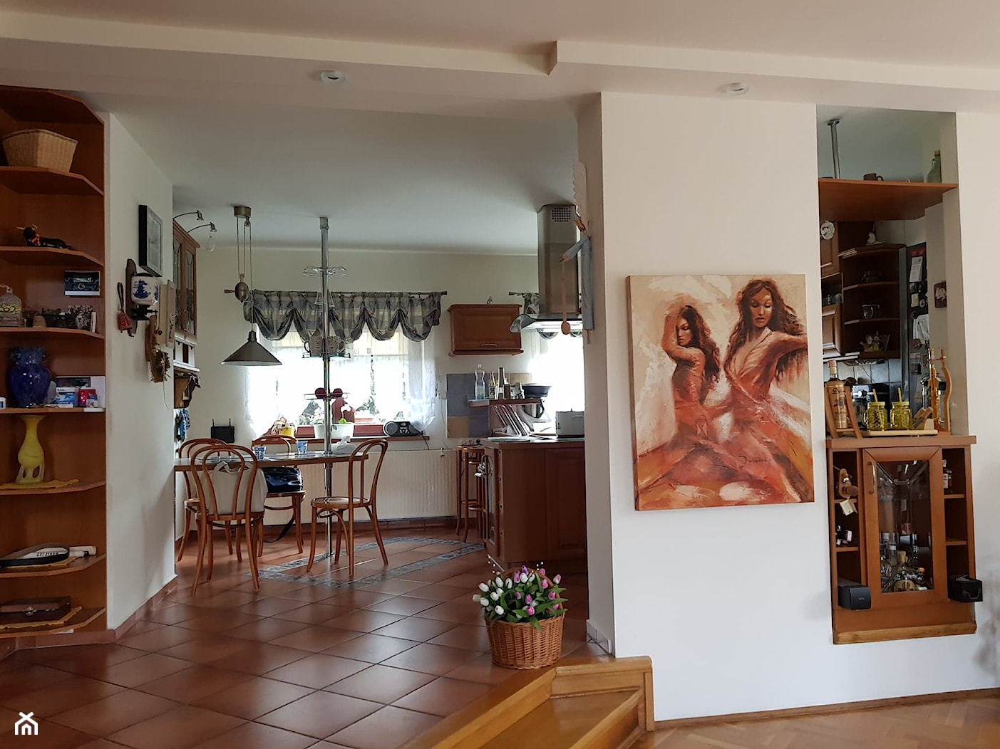 Żywiec, Veronese Vanilia Matowy - Średnia beżowa jadalnia w salonie w kuchni, styl tradycyjny - zdjęcie od WFM Kuchnie Żywiec - Homebook