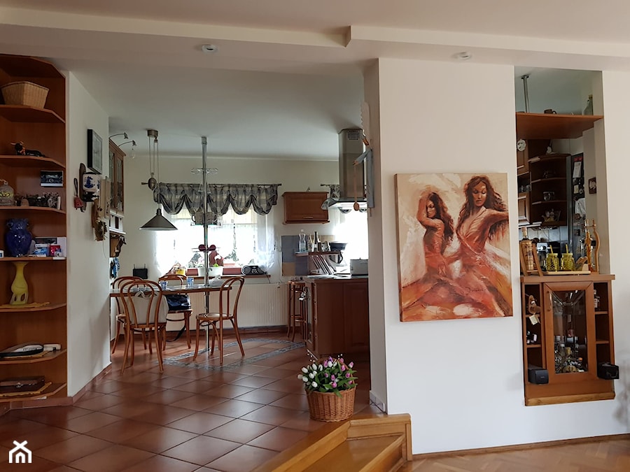 Żywiec, Veronese Vanilia Matowy - Średnia beżowa jadalnia w salonie w kuchni, styl tradycyjny - zdjęcie od WFM Kuchnie Żywiec