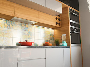 Okap do zabudowy Delico 60.1 Inox w eleganckiej kuchni w kamienicy - zdjęcie od GLOBALO.PL - Ciche i wydajne okapy kuchenne