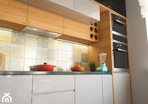 Okap do zabudowy Delico 60.1 Inox w eleganckiej kuchni w kamienicy - zdjęcie od GLOBALO.PL - Ciche i wydajne okapy kuchenne