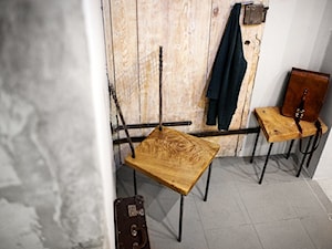 Krzesło Stalowe Pręty II PMD325 - zdjęcie od Rekoforma- meble ze starego drewna i metalu