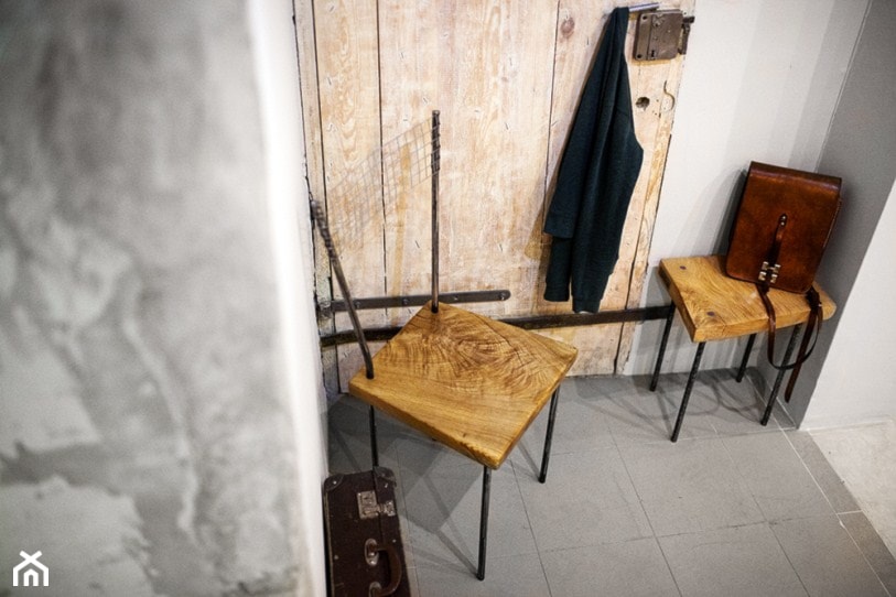 Krzesło Stalowe Pręty II PMD325 - zdjęcie od Rekoforma- meble ze starego drewna i metalu - Homebook