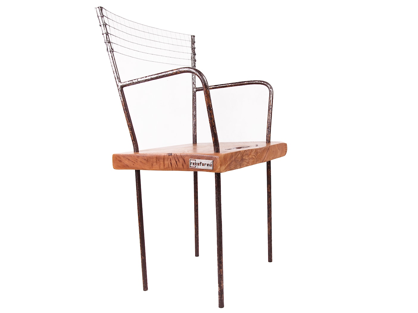 Krzesło Stalowe Pręty PMD320 - zdjęcie od Rekoforma- meble ze starego drewna i metalu - Homebook