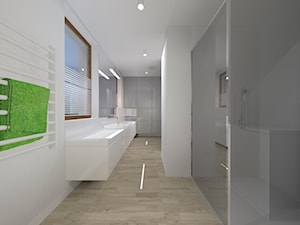 Drewniana łazienka - Łazienka, styl minimalistyczny - zdjęcie od Kokon Studio Karolina Alicja Prałat
