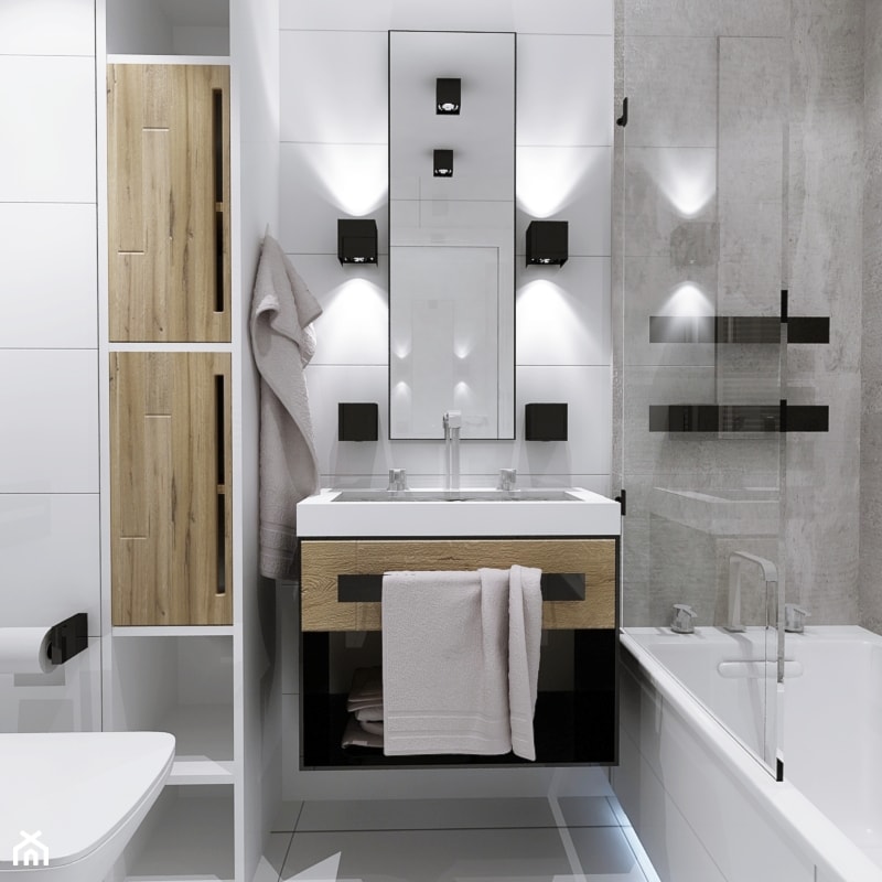 Łazienka, styl minimalistyczny - zdjęcie od DGMarchitekci