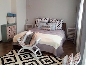 Metamorfoza Sypialni - Średnia biała sypialnia, styl tradycyjny - zdjęcie od Endorfina Wnętrza / My Home Staging