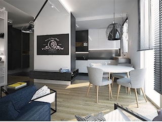 PROJEKT WNĘTRZ APARTAMENTU , WARSZAWA, OCHOTA 