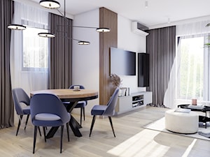 Mieszkanie na Wybrzeżu - Salon, styl nowoczesny - zdjęcie od Równo pod Sufitem Projektowanie Wnętrz