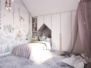 Dom jednorodzinny w Łomży - Pokój dziecka, styl nowoczesny - zdjęcie od Równo pod Sufitem Projektowanie Wnętrz