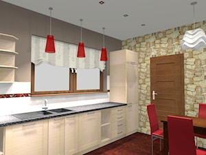 kuchnia w nowobudowanym domu - zdjęcie od Unicad Design
