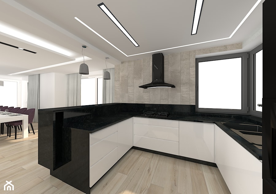 Dom w Czeladzi - Kuchnia, styl nowoczesny - zdjęcie od Unicad Design
