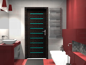 Łazienka czerwona - zdjęcie od Unicad Design