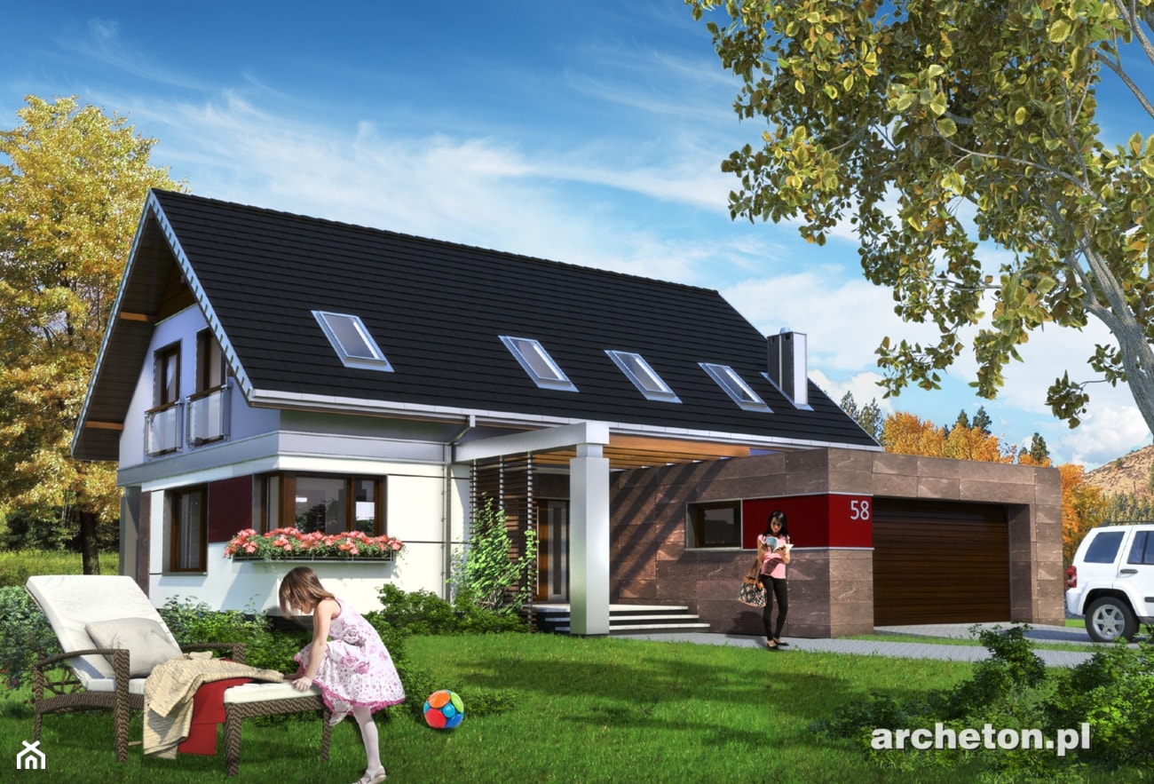 Projekt domu ZENON REX - zdjęcie od ARCHETON - Projekty i budowa domów - Homebook