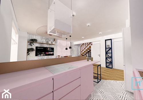 Pink And Blue dla nowoczesnej rodziny - Kuchnia, styl nowoczesny - zdjęcie od MdoKwadratu