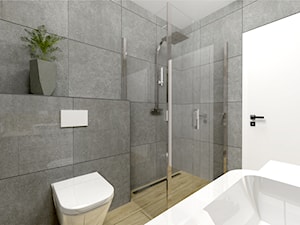 Minimalizm - Średnia bez okna łazienka, styl minimalistyczny - zdjęcie od MdoKwadratu