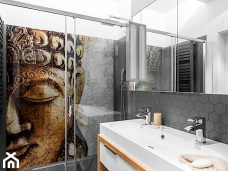 Aranżacje wnętrz - Łazienka: łazienka z hexami - WMA Design. Przeglądaj, dodawaj i zapisuj najlepsze zdjęcia, pomysły i inspiracje designerskie. W bazie mamy już prawie milion fotografii!