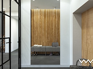projekt wnętrz domu | Warszawa - Średni biały hol / przedpokój, styl nowoczesny - zdjęcie od WMA Design