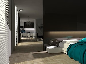 Sypialnia, styl nowoczesny - zdjęcie od Ideo - projekty wnętrz