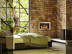 Sypialnia, styl nowoczesny - zdjęcie od Ideo - projekty wnętrz