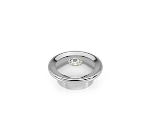 Chromowana gałka meblowa z kryształem Swarovskiego - 357 70 SWA 07 - zdjęcie od Green Valley Meble Premium