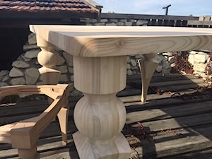 Stół z jesionowym blatem - zdjęcie od Green Valley Meble Premium