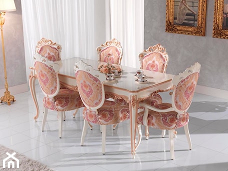 Aranżacje wnętrz - Salon: Stół i krzesła do luksusowej jadalni - Green Valley Meble Premium. Przeglądaj, dodawaj i zapisuj najlepsze zdjęcia, pomysły i inspiracje designerskie. W bazie mamy już prawie milion fotografii!