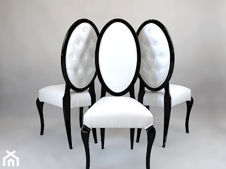 Aranżacje wnętrz - Jadalnia: Eleganckie krzesła tapicerowane w stylu Glamour - Green Valley Meble Premium. Przeglądaj, dodawaj i zapisuj najlepsze zdjęcia, pomysły i inspiracje designerskie. W bazie mamy już prawie milion fotografii!