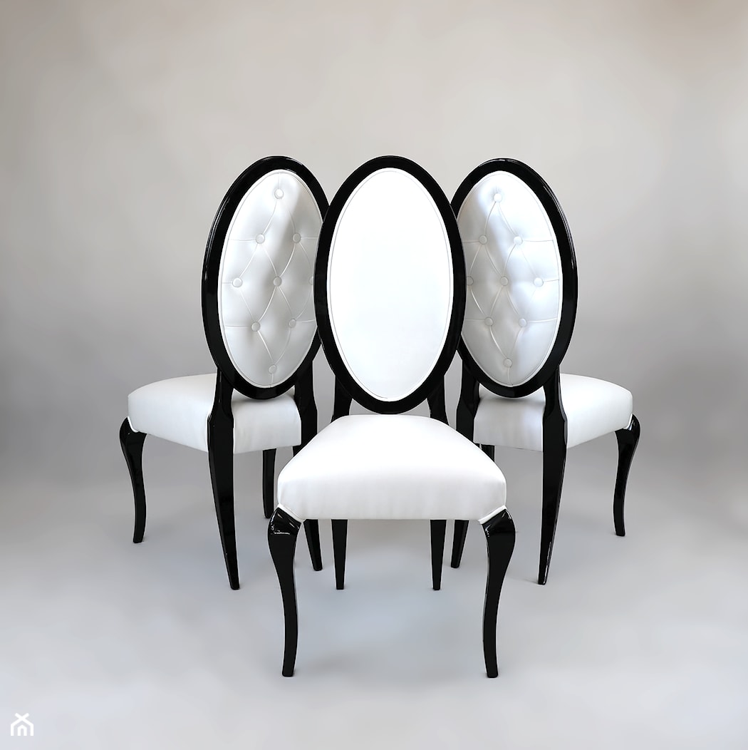 Eleganckie krzesła tapicerowane w stylu Glamour - zdjęcie od Green Valley Meble Premium - Homebook