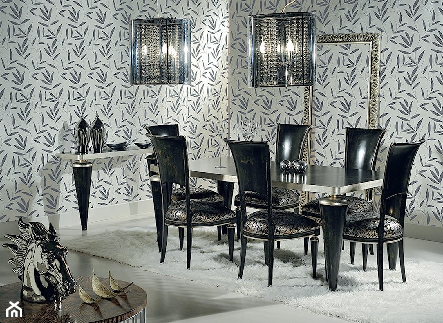 Czarny stół do jadalni glamour - zdjęcie od Green Valley Meble Premium