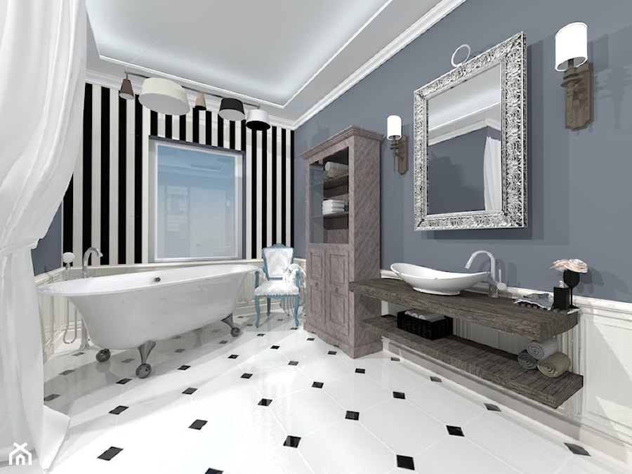 Łazienka w stylu francuskim - Łazienka, styl prowansalski - zdjęcie od Latre DESIGN