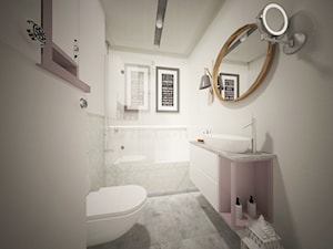 Mieszanka stylów z domieszką medzi w jednym mieszkaniu - Mała łazienka, styl nowoczesny - zdjęcie od Latre DESIGN