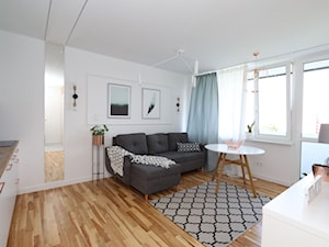Ciepłe mieszkanie 3 pokojowe - Salon - zdjęcie od Latre DESIGN