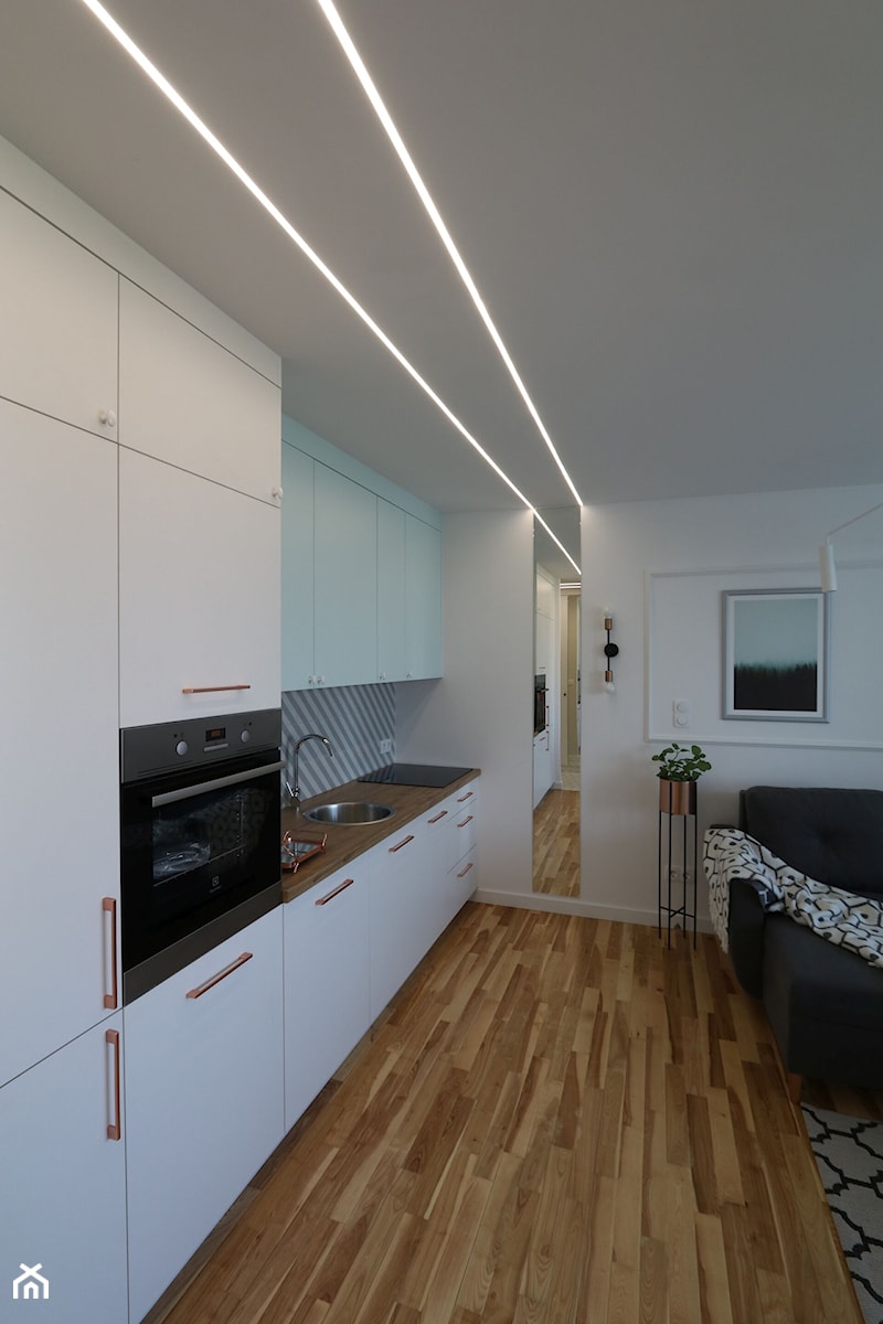Ciepłe mieszkanie 3 pokojowe - Kuchnia - zdjęcie od Latre DESIGN