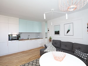 Ciepłe mieszkanie 3 pokojowe - Salon - zdjęcie od Latre DESIGN