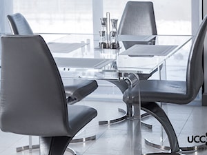 Akrylowy stół do jadalni - zdjęcie od UCCOI® Future Furniture - producent szklanych MEBLI i DEKORACJI (idealnie przezroczyste szkło akrylowe) Lucite FURNITURE and DECORATIONS. Custom worldwide manufacture