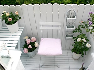 #pieknybalkon - Taras, styl prowansalski - zdjęcie od Joanna Bryk - My little white home