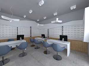Salon optyczny - strefa klienta - zdjęcie od Ulczok Architektura