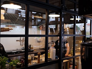 Loftowe drzwi przesuwne - Kuchnia, styl industrialny - zdjęcie od Icon Concept