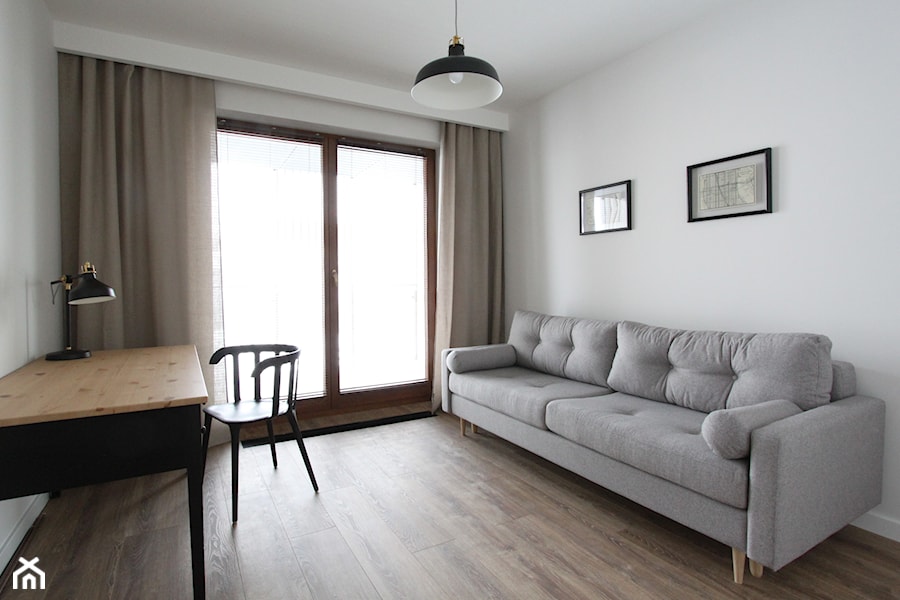 Apartament 75m2 - Biuro, styl skandynawski - zdjęcie od Jagoda Wnętrza