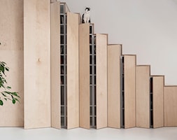schody ze sklejki - zdjęcie od be3 pracownia projektowa - Homebook