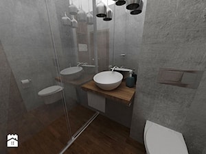 Łazienka w męskiej kawalerce - zdjęcie od MProjektStudio
