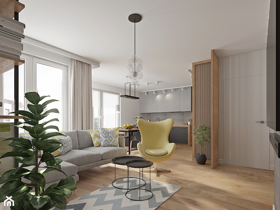 Mieszkanie we Wrocławiu V - Salon, styl nowoczesny - zdjęcie od LIL Design