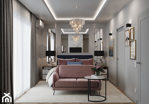 Apartament Babiego Lata - Sypialnia, styl glamour - zdjęcie od LIL Design