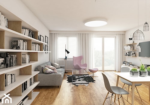 Mieszkanie we Wrocławiu IV - Salon, styl skandynawski - zdjęcie od LIL Design
