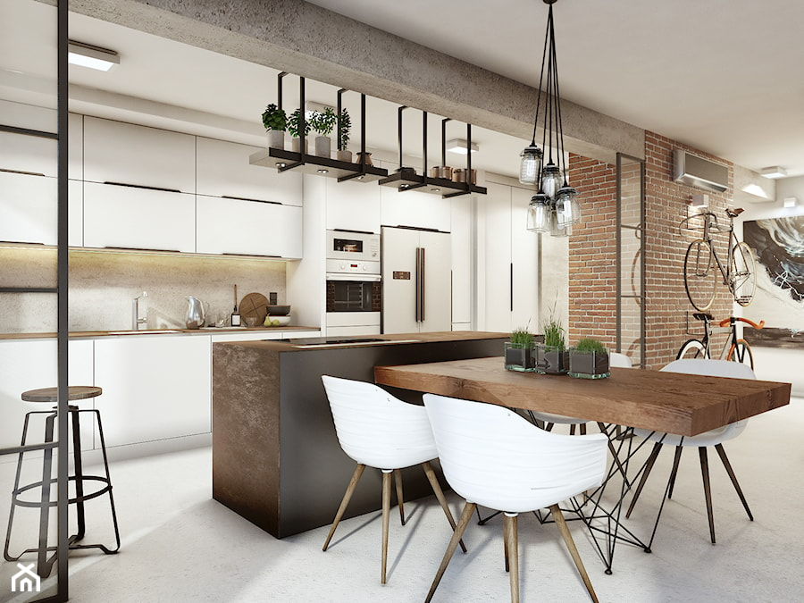 Mieszkanie w Polkowicach - Kuchnia, styl industrialny - zdjęcie od LIL Design