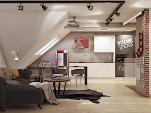Mieszkanie w Polkowicach II - Salon, styl industrialny - zdjęcie od LIL Design